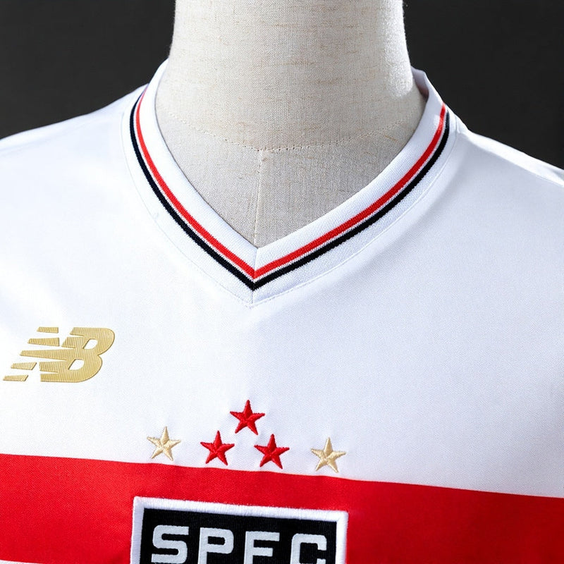 Regata São Paulo I 25 New Balance - Branco+Vermelho