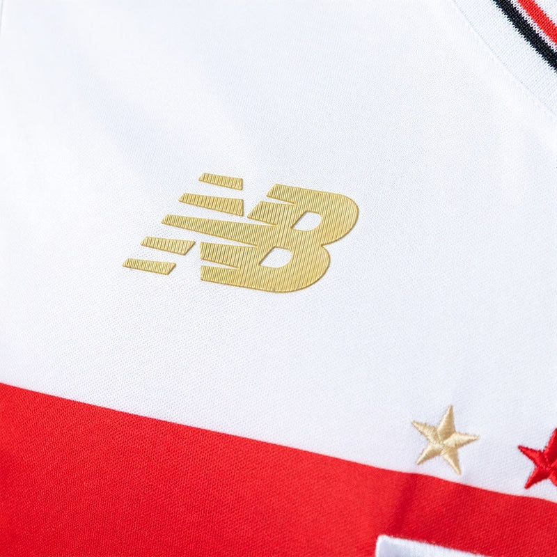Regata São Paulo I 25 New Balance - Branco+Vermelho